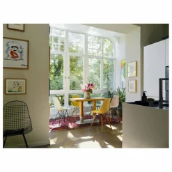 Best Vitra Chaise DSW plastic - piètement érable - Charles & Ray Eames | Jaune moutarde