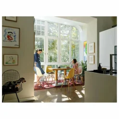 Best Vitra Chaise DSW plastic - piètement érable - Charles & Ray Eames | Jaune moutarde