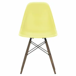 Hot Vitra Chaise DSW plastic - piètement érable - Charles & Ray Eames | Jaune citron