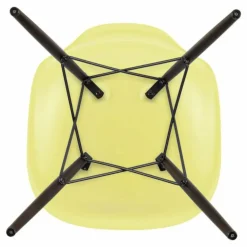 Hot Vitra Chaise DSW plastic - piètement érable - Charles & Ray Eames | Jaune citron