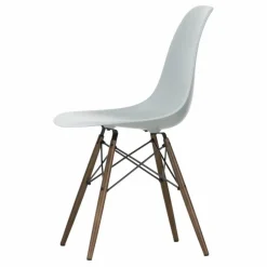 Best Vitra Chaise DSW plastic - piètement érable - Charles & Ray Eames | Gris clair