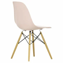 Vitra Chaise DSW plastic - piètement érable - Charles & Ray Eames | Rose tendre Outlet