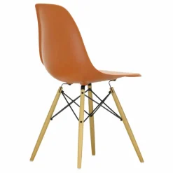 Vitra Chaise DSW plastic - piètement érable - Charles & Ray Eames |
