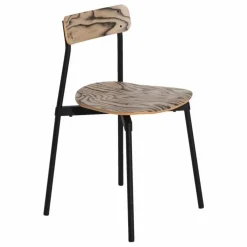 Outlet Petite friture Chaise en bois de hêtre Fromme | Noir