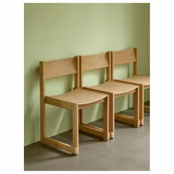 Hübsch Chaise en chêne Forma Naturel