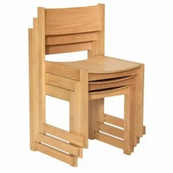 Hübsch Chaise en chêne Forma Naturel