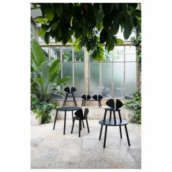 Nofred Chaise en chêne Souris | Noir Online