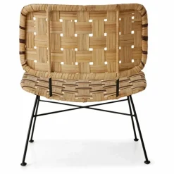 HKliving Chaise en rotin Naturel Best