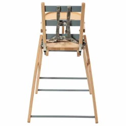 Outlet Combelle Chaise haute extra-pliante Sarah | Bleu gris