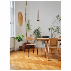 Vitra Chaise Moca - Piétement chromé - Jasper Morrison |