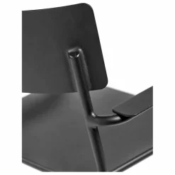 Clearance Serax Chaise outdoor August avec accoudoirs | Noir