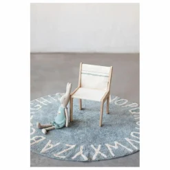 Clearance Lorena Canals Chaise Sillita en bouleau déhoussable | Bleu pâle