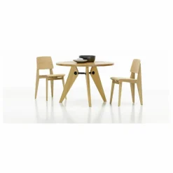 Vitra Chaise Tout bois - Jean Prouvé | Chêne Discount