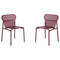 Petite friture Chaise Week-end - Lot de 2 | Bordeaux New