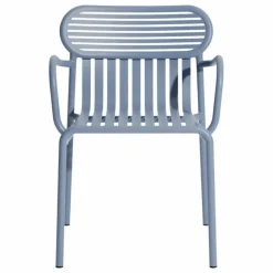 Online Petite friture Chaise Week-end avec accoudoirs - Set de 2 | Bleu gris