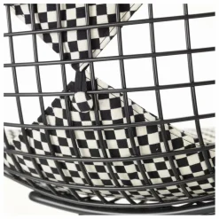 Discount Vitra Chaise Wire DKR-2 - Charles & Ray Eames Noir/Blanc