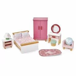 Tender Leaf Toys Chambre à coucher pour maison de poupées Multicolore Best