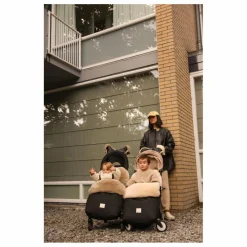 BINIBAMBA Chancelière universelle harnais fixe en peau d'agneau | Toast