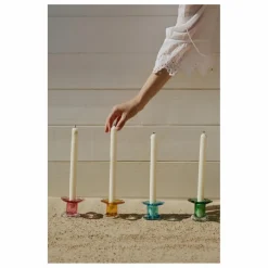 New Denise Chandelier en verre Stella | Vert