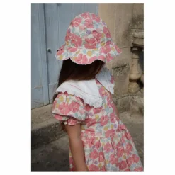 Online Konges Sløjd Chapeau Cœur Scallop Coton Bio | Rose