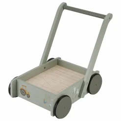Little Dutch Chariot à blocs en bois FSC - Little Farm Multicolore