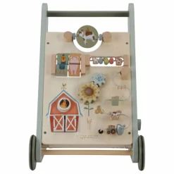 Sale Little Dutch Chariot de marche FSC - Little Farm Multicolore