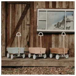 Olli Ella Chariot en rotin Naturel