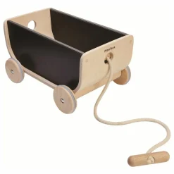 Hot Plan Toys Chariot wagon à tirer Noir