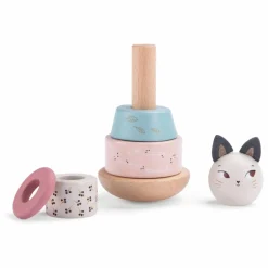 Moulin Roty Chat empilable Après la Pluie | Ecru New