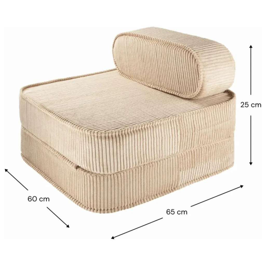 Discount Wigiwama Chauffeuse en velours côtelé | Marron clair