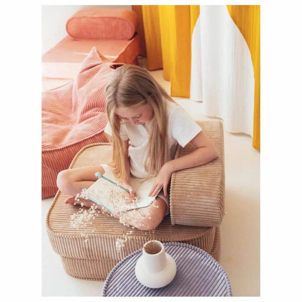 Discount Wigiwama Chauffeuse en velours côtelé | Marron clair