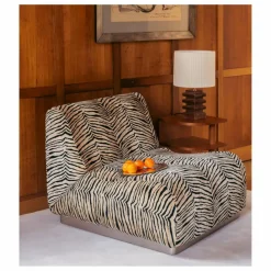 Discount The Socialite Family Chauffeuse modulable Rotondo en velours | Tigre