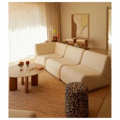 The Socialite Family Chauffeuse modulable Rotondo en tissu tramé |