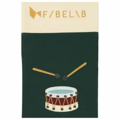 Fabelab Chaussette de Noël Tambour | Vert foncé Outlet