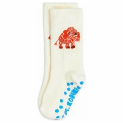 Enfant Mini Rodini Nuit, Sous-Vêtements|Nuit, Sous-Vêtements|Chaussettes Anti-Dérapantes Mammouth Coton Bio |