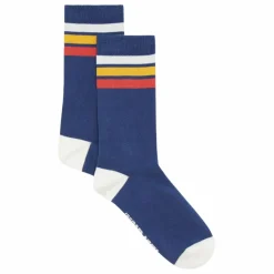 Hot Hundred Pieces CHAUSSETTES CLASSIC STRIPES BLUE | Ecru