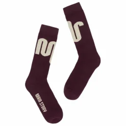Main Story Chaussettes Coton Bio | Bordeaux Clearance