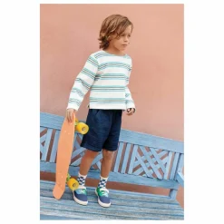 Online Bonton Chaussettes Damier | Bleu roi