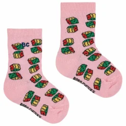 New Bobo Choses Chaussettes Dés Coton Bio | Rose