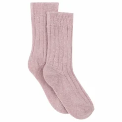 Collégien Chaussettes en cachemire et laine Chamois | Vieux Rose Best