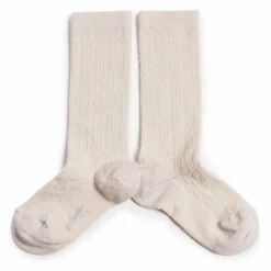 Collégien Chaussettes en laine mérinos Adèle | Crème New