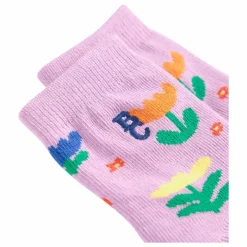 Bobo Choses Chaussettes Fleurs Coton Bio | Lilas