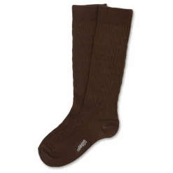 Collégien Chaussettes Hautes Alix Laine mérinos | Chocolat Sale