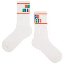 Bobo Choses Chaussettes Hautes Bobo Coton Bio | Blanc Outlet