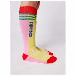 Best Bobo Choses Chaussettes Hautes Rayées Coton Bio | Rose