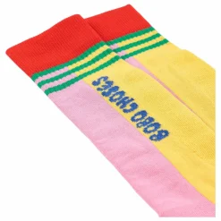 Best Bobo Choses Chaussettes Hautes Rayées Coton Bio | Rose