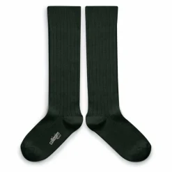 Outlet Collégien Chaussettes La Haute | Vert forêt