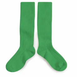 Online Collégien Chaussettes La Haute | Vert Jade