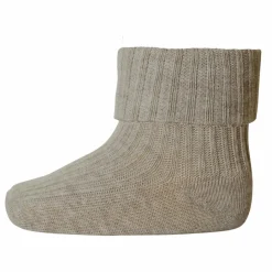 Mp Denmark Chaussettes Rib en coton | Marron Discount