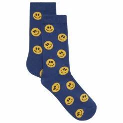 Enfant Hundred Pieces CHAUSSETTES SMILEY JAUNE ET BLEU |